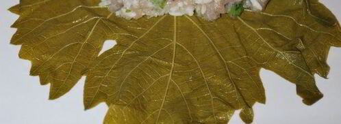 долма с чесночным соусом и кинзой. Шаг 6