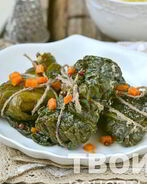 Голубцы из капусты с семгой