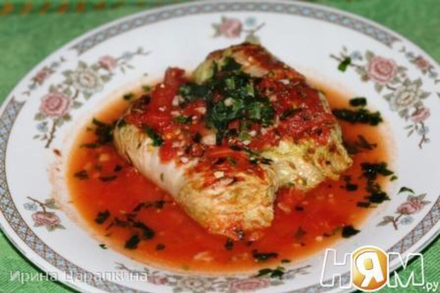 Рецепт голубцов из пекинской капусты с отварным мясом