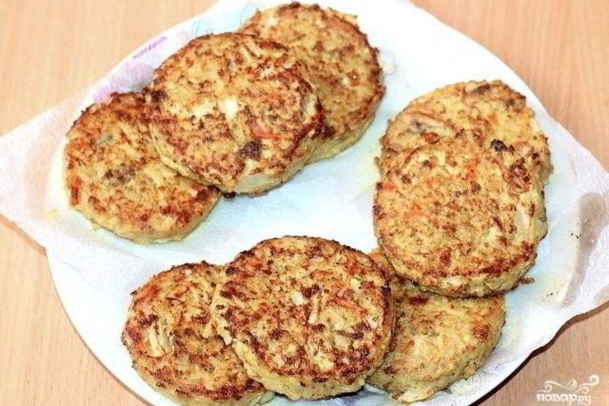 Рецепт голубцов ленивых с грибами