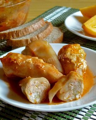 Голубцы с капустой и фаршем в духовке