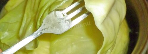 голубцы с капустой и фаршем в духовке. Шаг 16