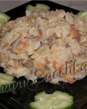 Ленивые голубцы с фаршем