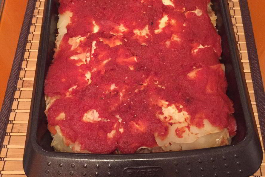 Рецепт ленивых голубцов с кроликом