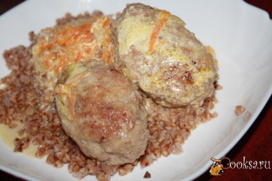 Рецепт ленивых голубцов томленых в сметане в чугунке