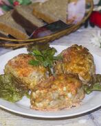 Ленивые голубцы в духовке в сметанном соусе