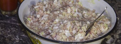 ленивые голубцы в духовке в сметанном соусе. Шаг 11