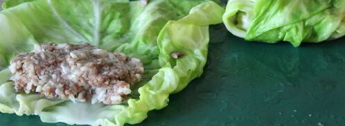 летние голубцы, запеченные в сметанно-томатном соусе. Шаг 8