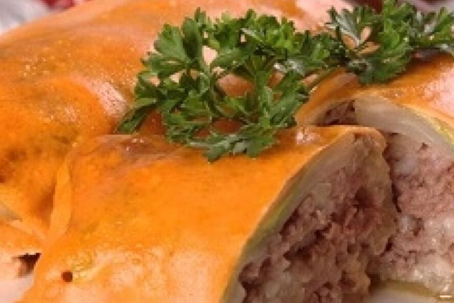 Рецепт мясных голубцов с рисом
