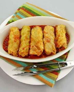 Пикантные голубцы из савойской капусты с чесноком