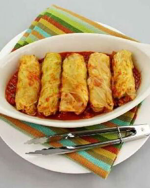 Пикантные голубцы из савойской капусты с чесноком