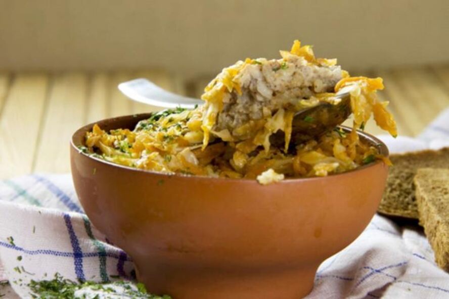 Рецепт слоеных ленивых голубцов