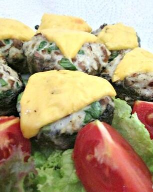 Фаршированные шампиньоны