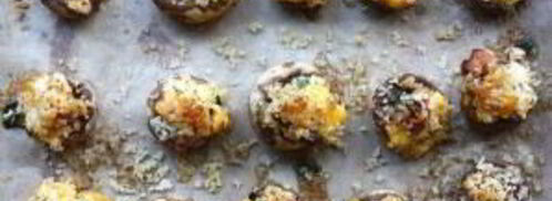 грибы, фаршированные беконом. Шаг 8