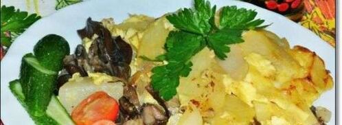 грибы с картофелем в горшочке. Шаг 28