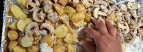 грибы с картошкой. Шаг 3