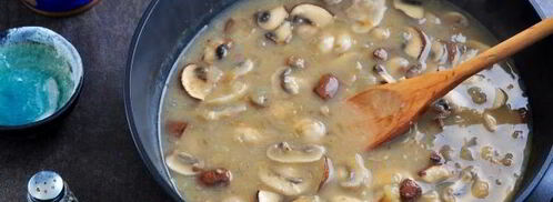 грибы в сметанном соусе. Шаг 9