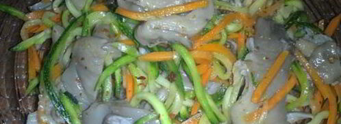 грибы вешенки с овощами по-корейским мотивам. Шаг 8