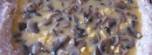 куриное лукошко с грибным омлетом. Шаг 9