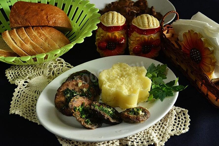 Рецепт рыжиков жареных