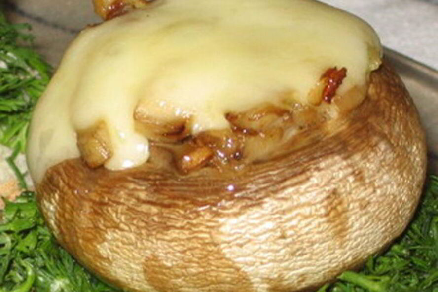 Рецепт шампиньонов с сыром