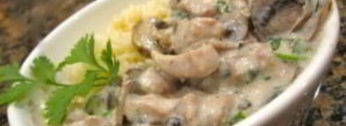 шампиньоны со сметаной. Шаг 6