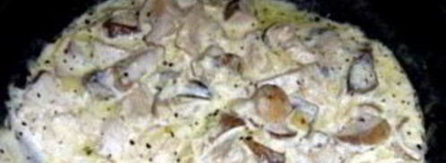 волнушки, жареные в сметанном соусе. Шаг 6