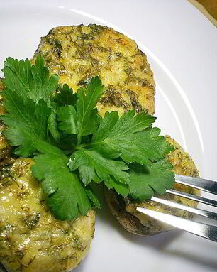 Закусочные фаршированные шампиньоны