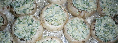 закусочные фаршированные шампиньоны. Шаг 6