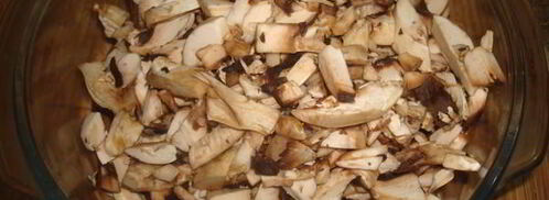 жаренка с грибами. Шаг 3