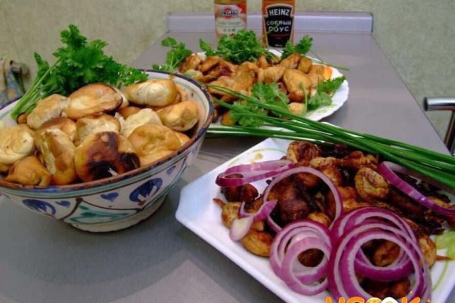 Рецепт жареных грибов дождевики