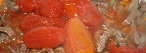 гуляш из говядины с кинзой. Шаг 4