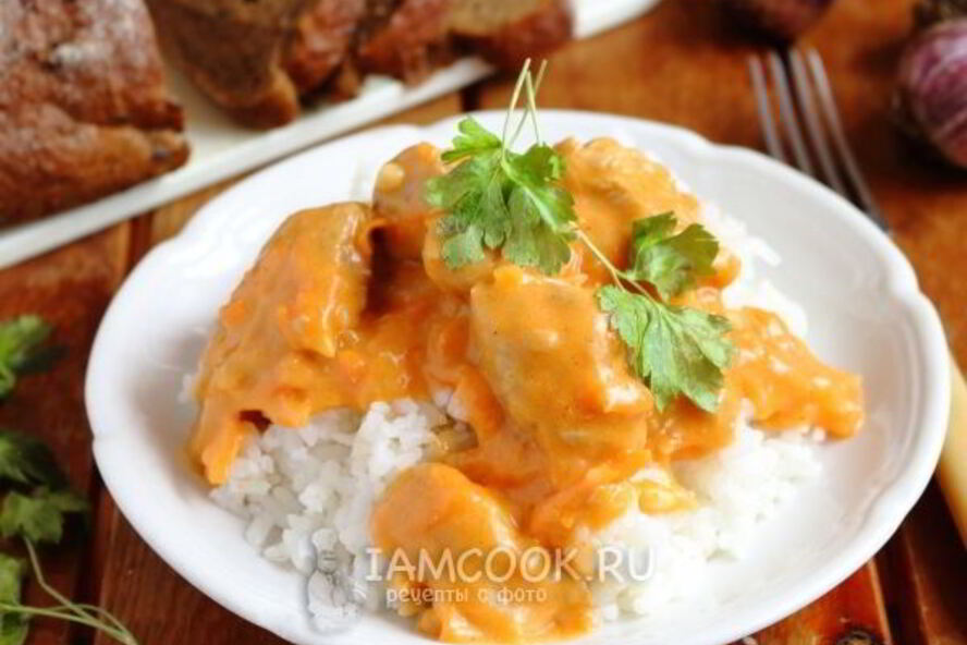 Рецепт гуляша из индейки в мультиварке