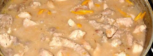 гуляш из свинины с красным вином. Шаг 8