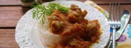 гуляш куриный с подливкой. Шаг 7