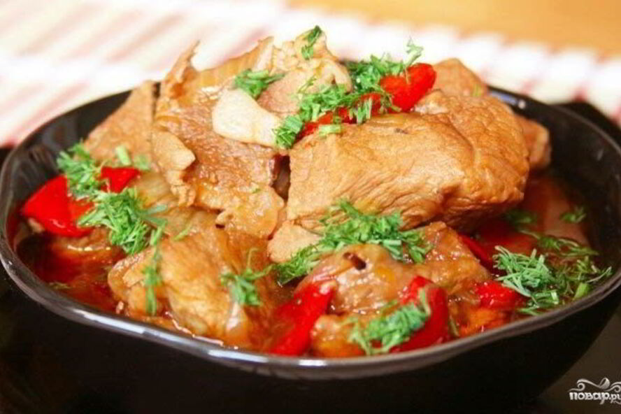 Рецепт гуляша на пиве