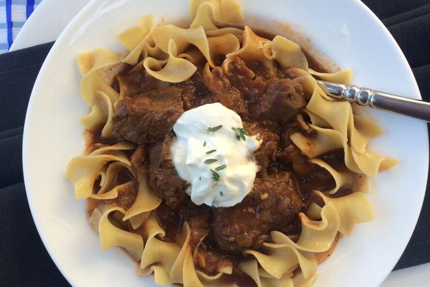 Рецепт гуляша с мясом