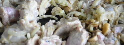 куриный гуляш с грибами в соусе. Шаг 8