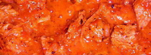 мадьярский гуляш с баклажанной закуской. Шаг 4