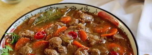 пряный гуляш из говядины на сковороде. Шаг 12