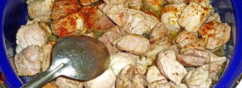 свиной гуляш с китайской редькой. Шаг 8