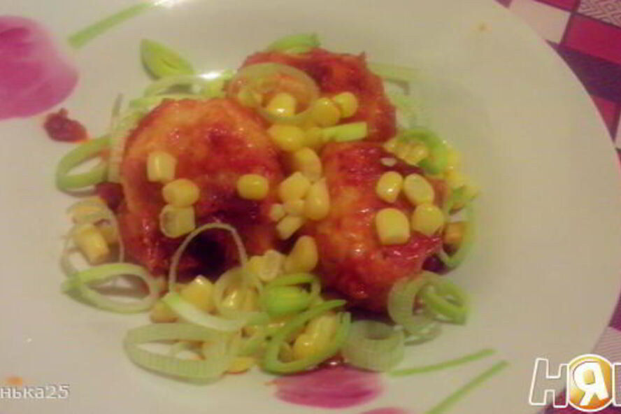 Рецепт картофельных клецек в соусе с луком-пореем