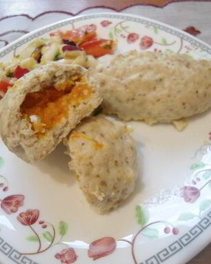 Духовые куриные котлетки Сюрприз с двумя начинками