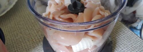 котлетки из кальмара. Шаг 4