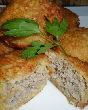 Котлетки под шубкой