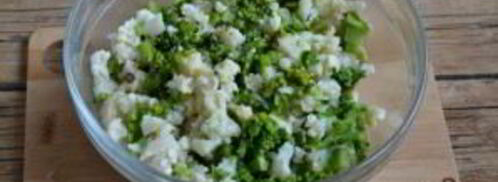 котлеты из брокколи и цветной капусты. Шаг 4