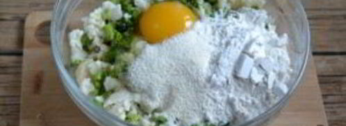 котлеты из брокколи и цветной капусты. Шаг 5