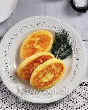 Котлеты картофельные с сыром