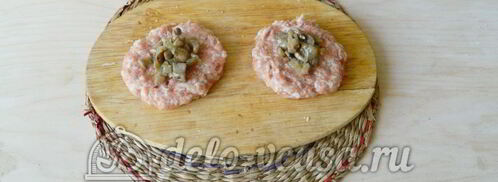 котлеты с грибами. Шаг 6