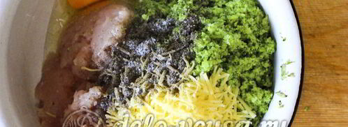 куриные котлеты с брокколи. Шаг 7